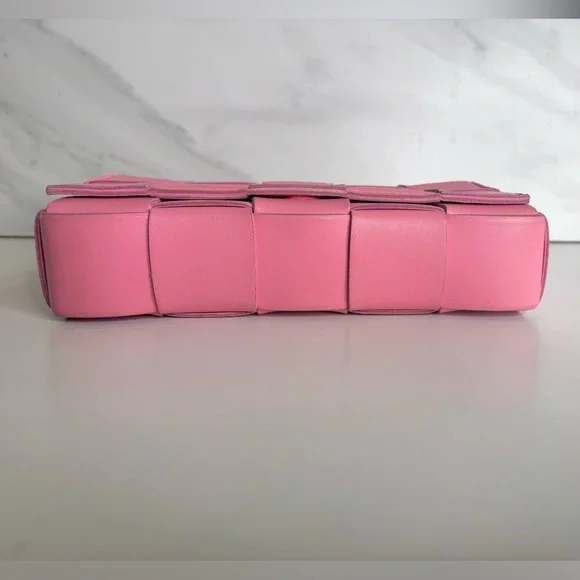 BOTTEGA VENETA Small Pink Cassette Crossbody Bag - Picture 9 of 9